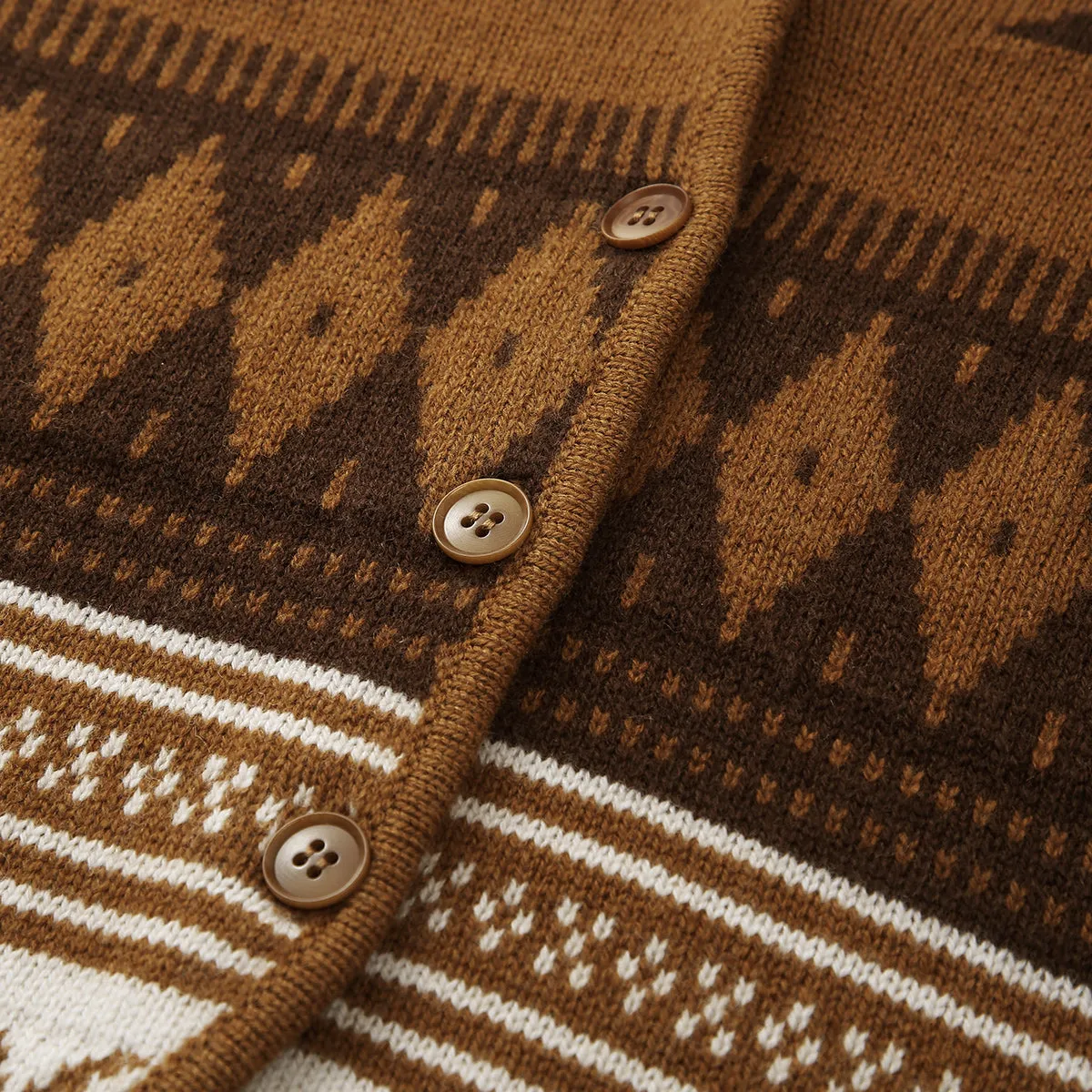 100% Wool Vintage Fair Isle Knit Vest