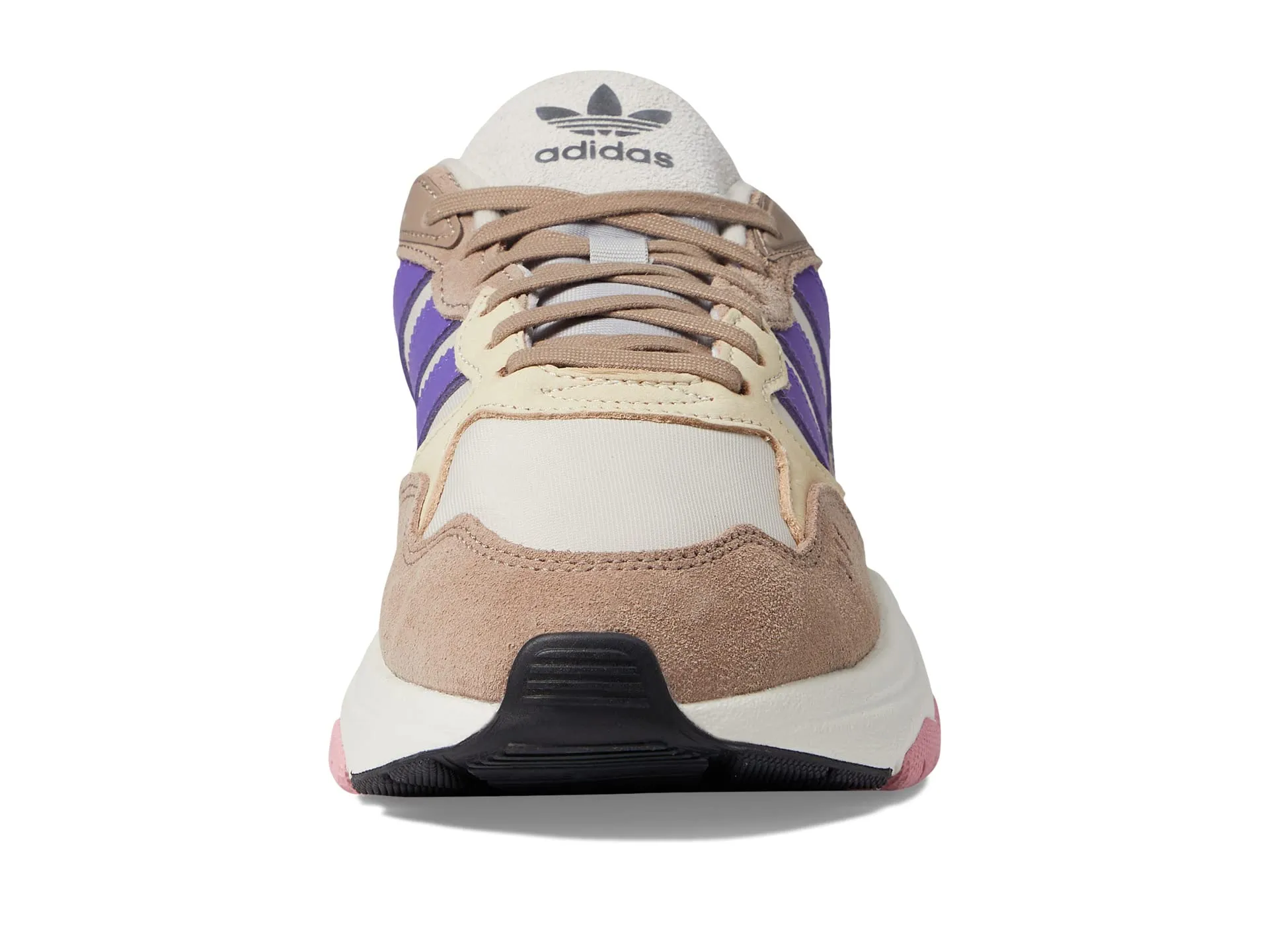 Adidas Originals Retropy Mystique Children's Sneakers, White/Beige/Purple