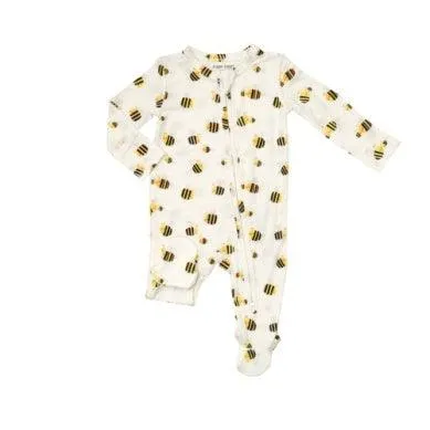 Baby 2 Way Zipper Footie | Chubby Bees | Angel Dear