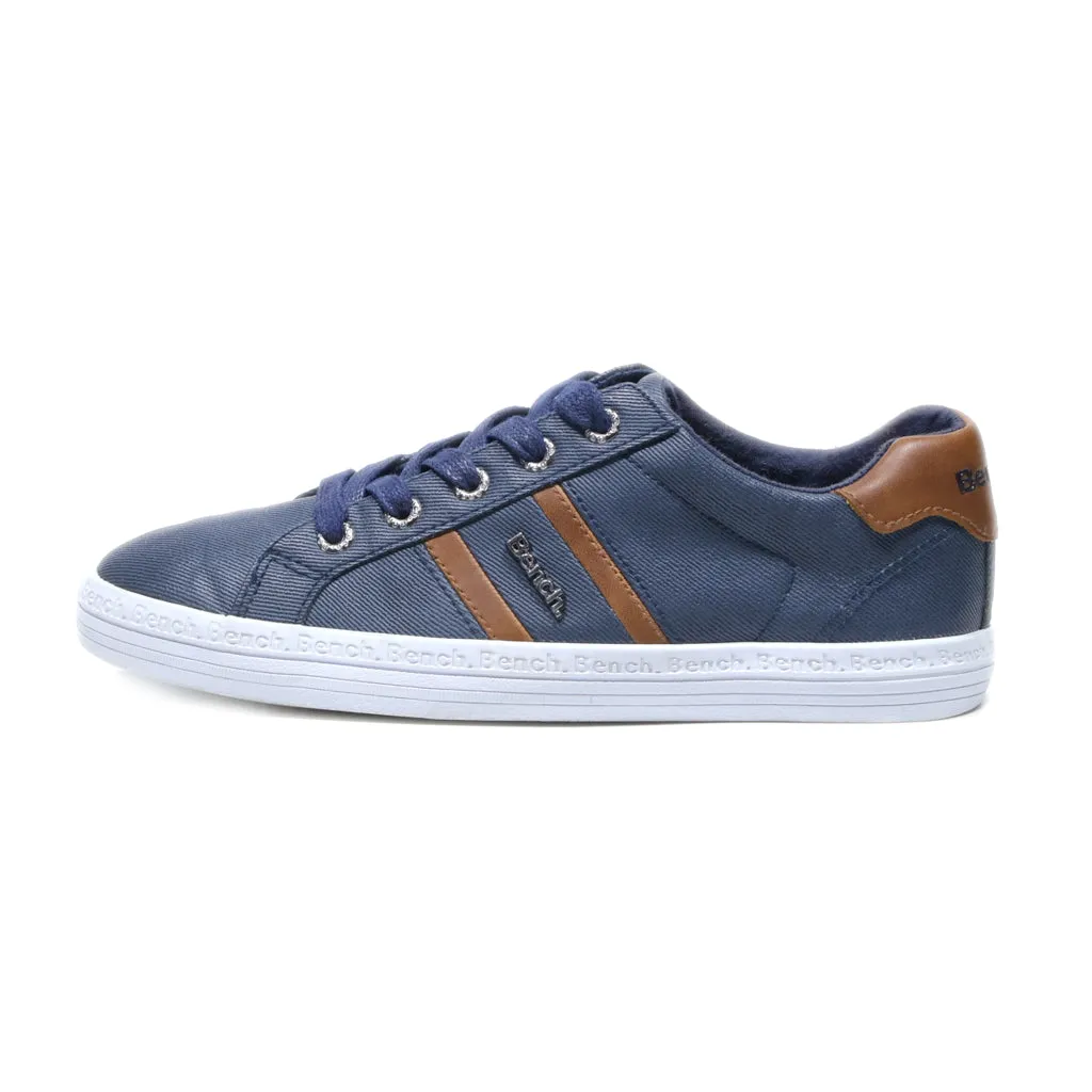 Bench. Low-Top Sneakers Leather Blue Colour For Women