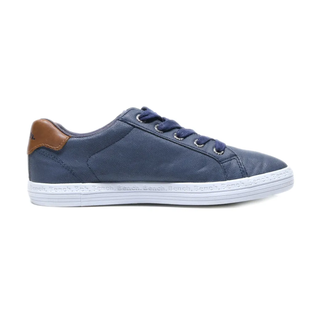 Bench. Low-Top Sneakers Leather Blue Colour For Women