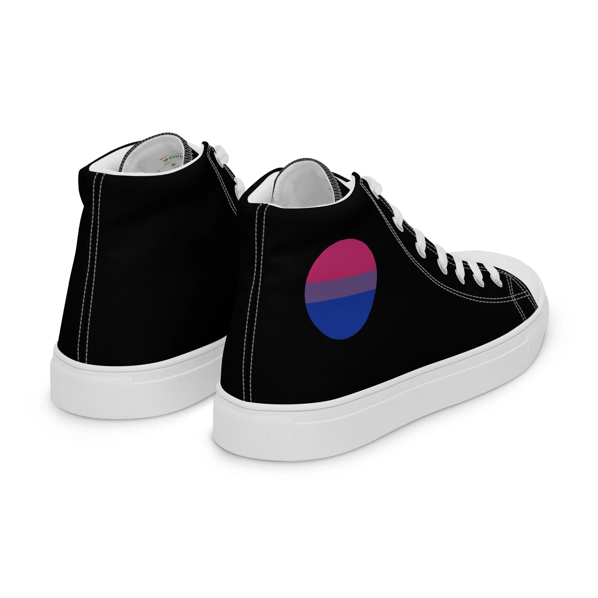 Bisexual Bi Women’s High Top Canvas Athletic Shoes