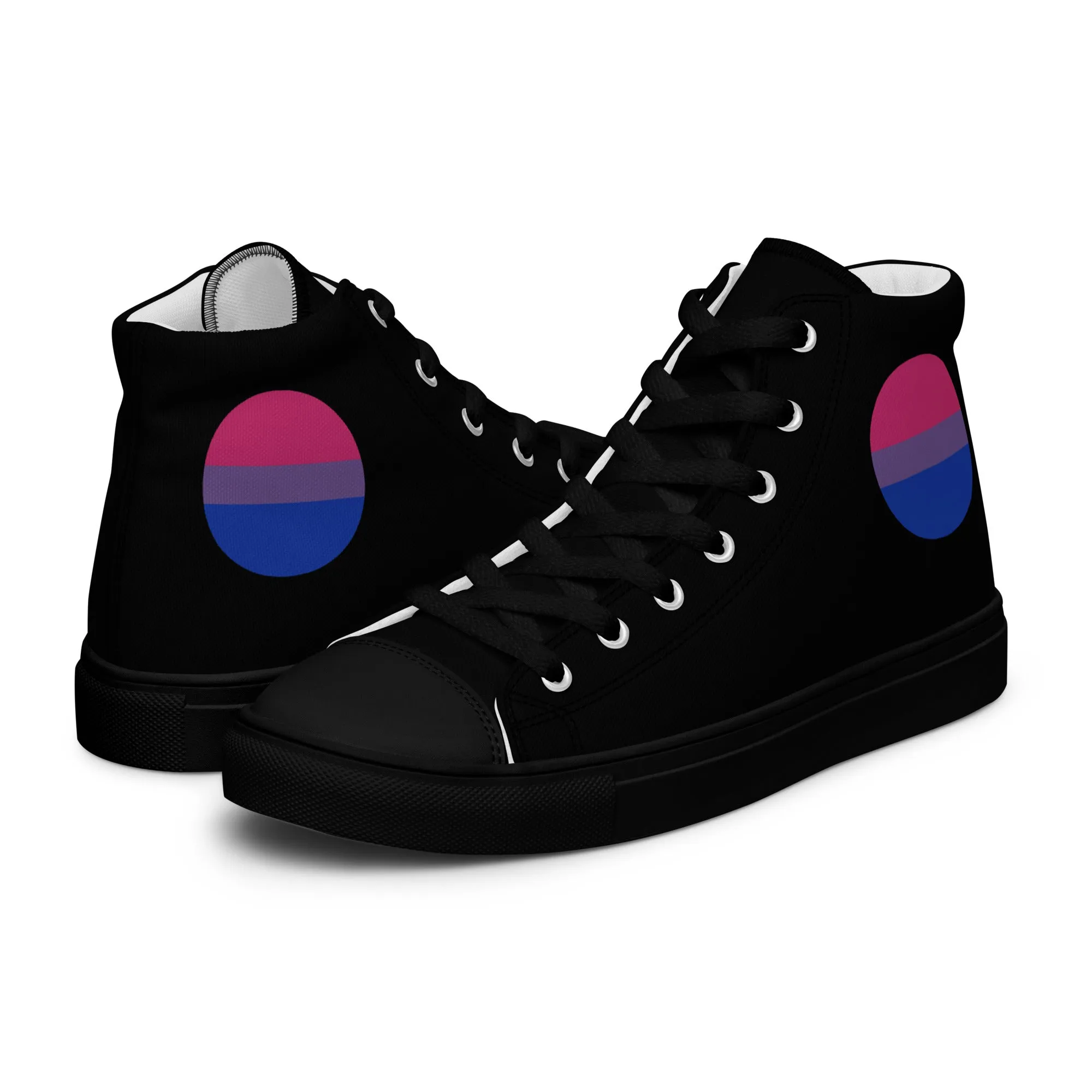 Bisexual Bi Women’s High Top Canvas Athletic Shoes