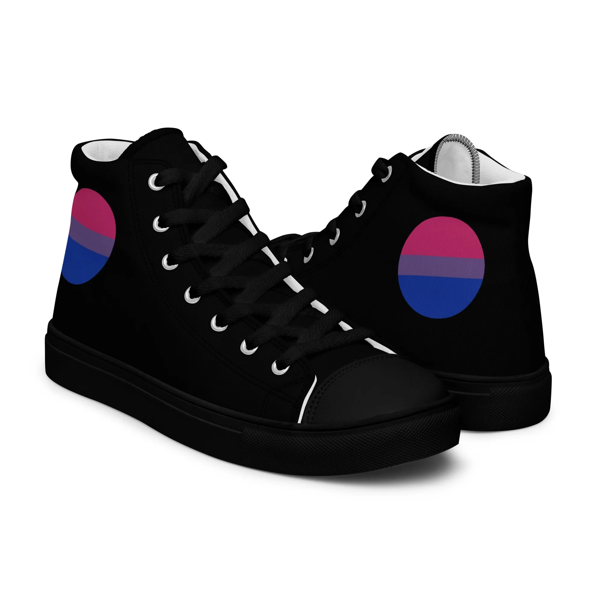 Bisexual Bi Women’s High Top Canvas Athletic Shoes