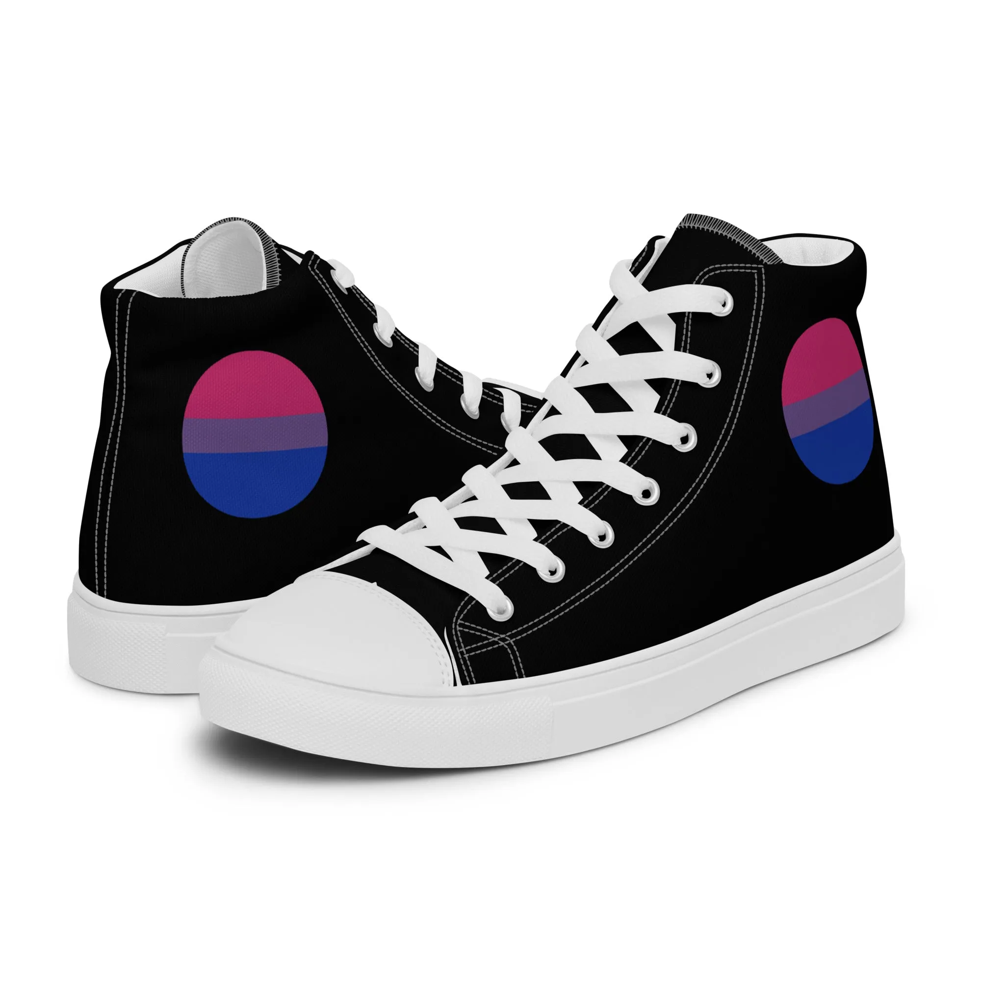 Bisexual Bi Women’s High Top Canvas Athletic Shoes