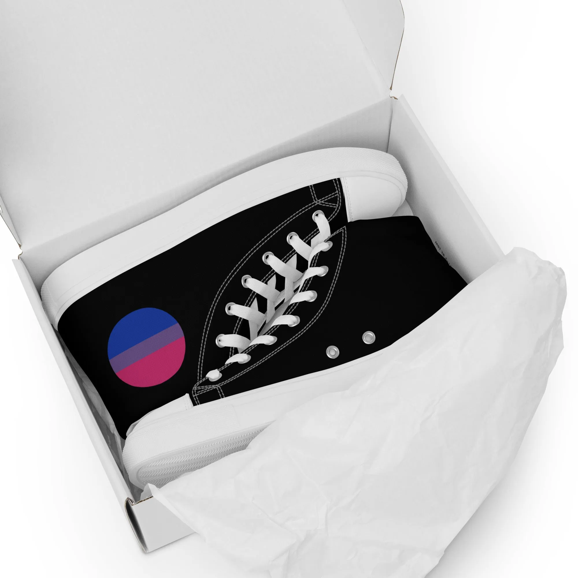 Bisexual Bi Women’s High Top Canvas Athletic Shoes