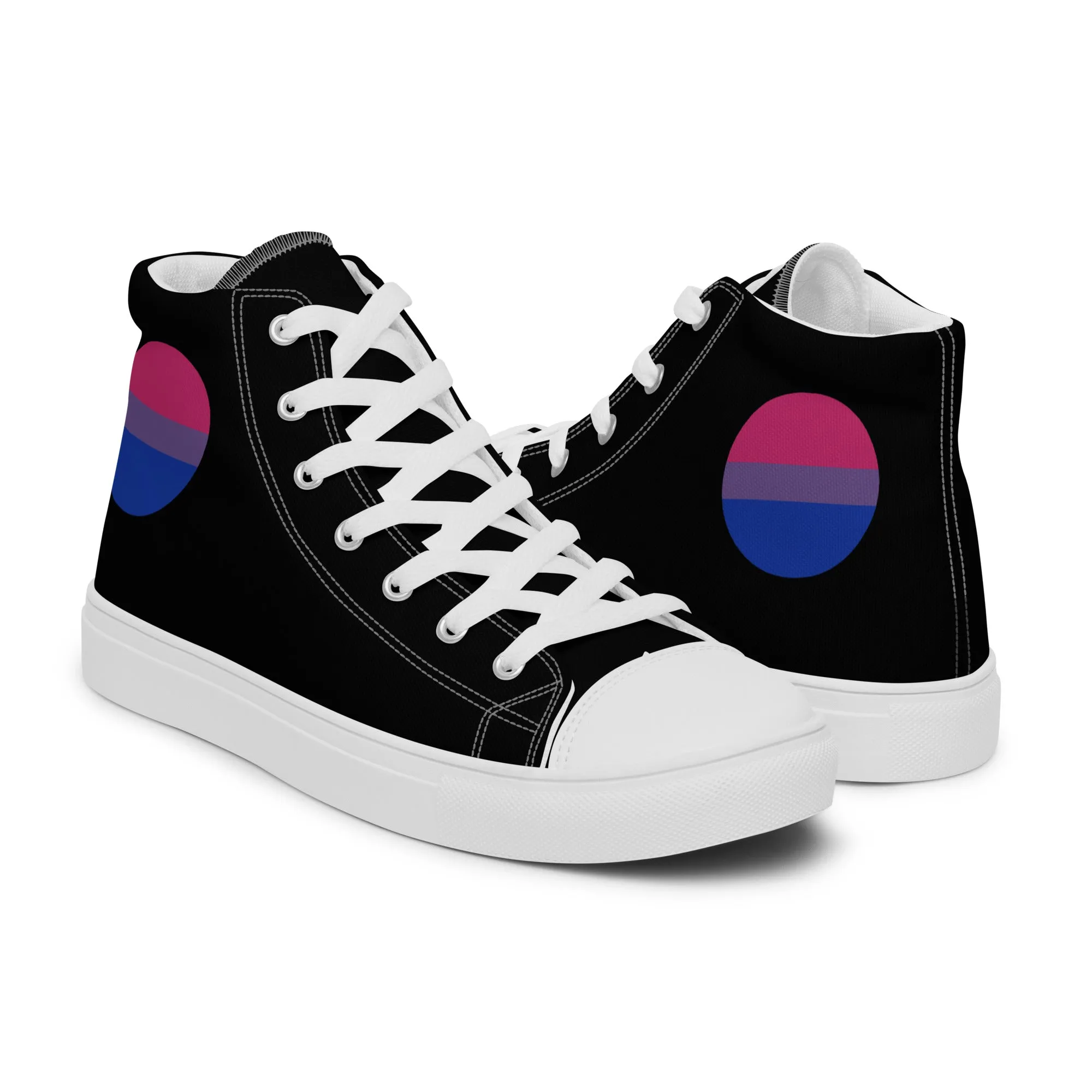 Bisexual Bi Women’s High Top Canvas Athletic Shoes