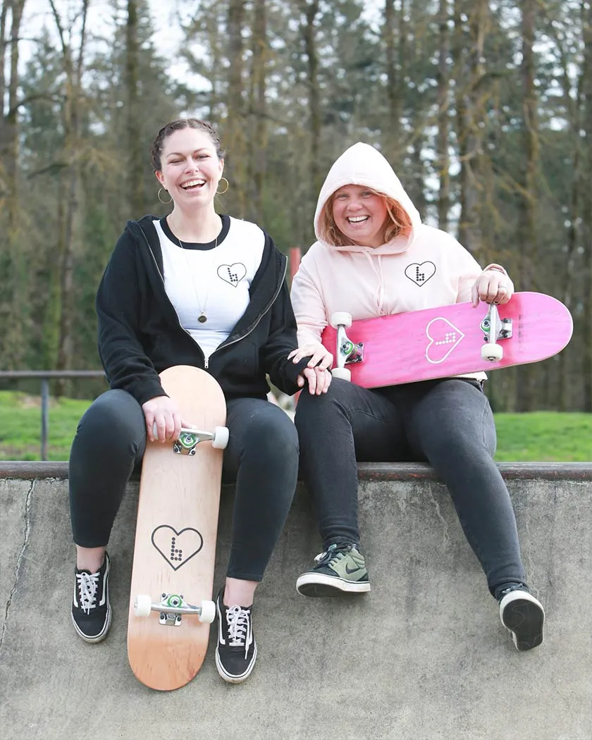 Braille Skateboarding Women's I Heart Braille Skate Tee