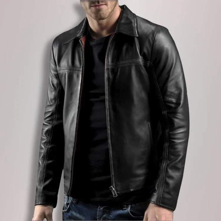 British thriller movie Layer Cake Leather Jacket