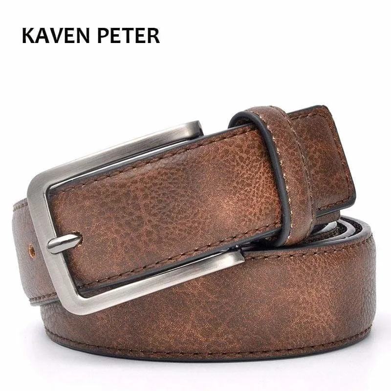 Casual Men Leather Belt