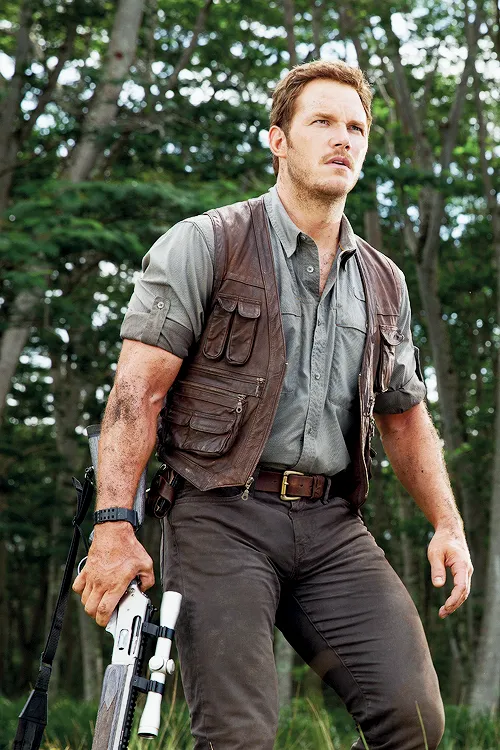 Chris Pratt Owen Jurassic World Leather Vest