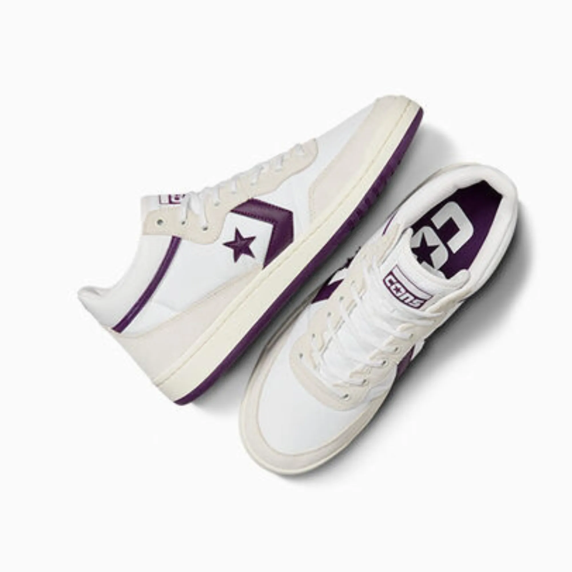 Converse Cons Fastbreak Pro Suede Nylon White Purple