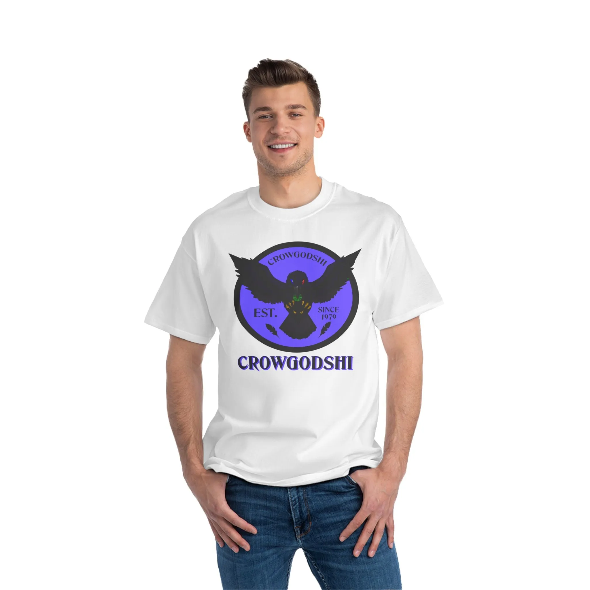 Crowgodshi First Generation Limited Edition Beefy-T®, PURPLE LOGO