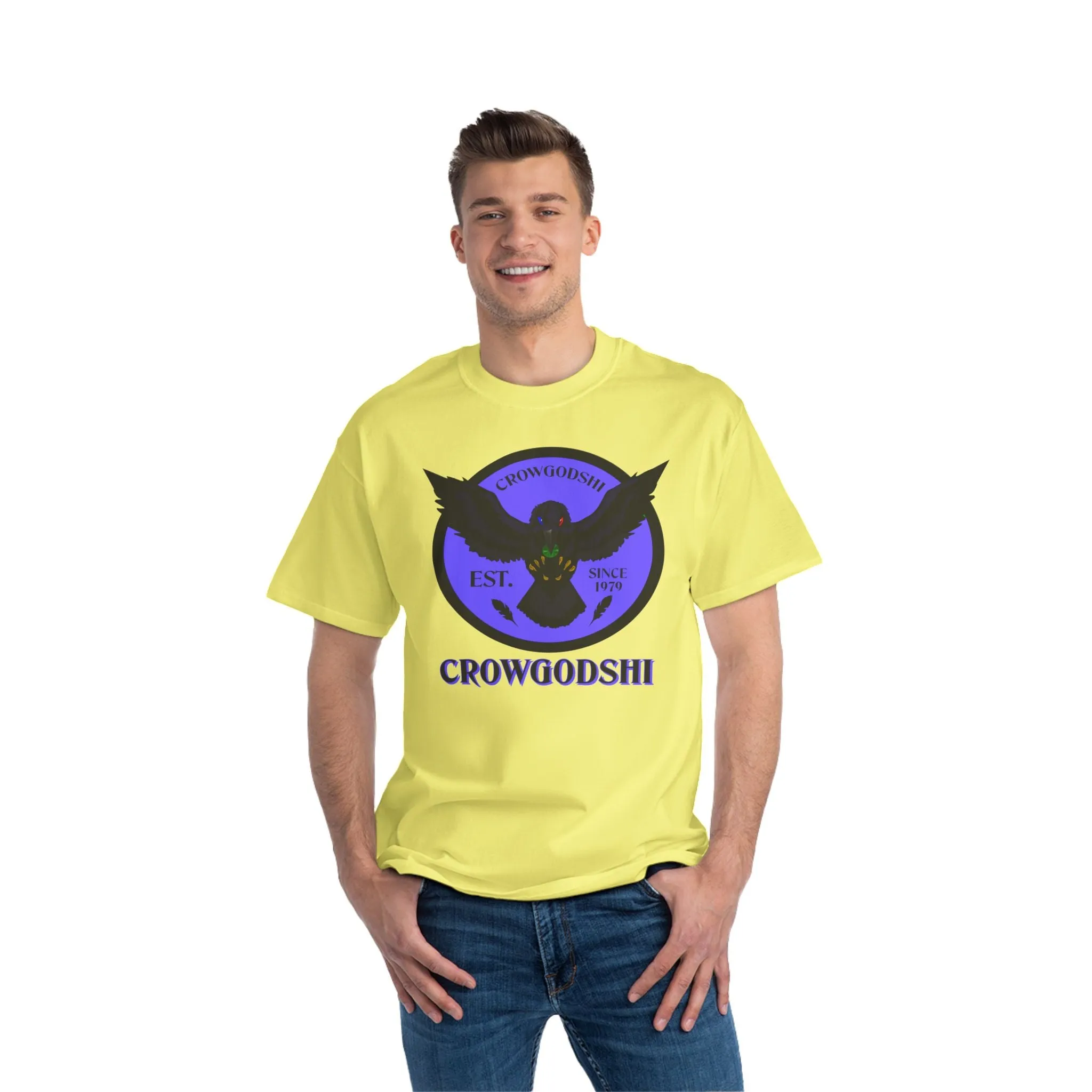 Crowgodshi First Generation Limited Edition Beefy-T®, PURPLE LOGO