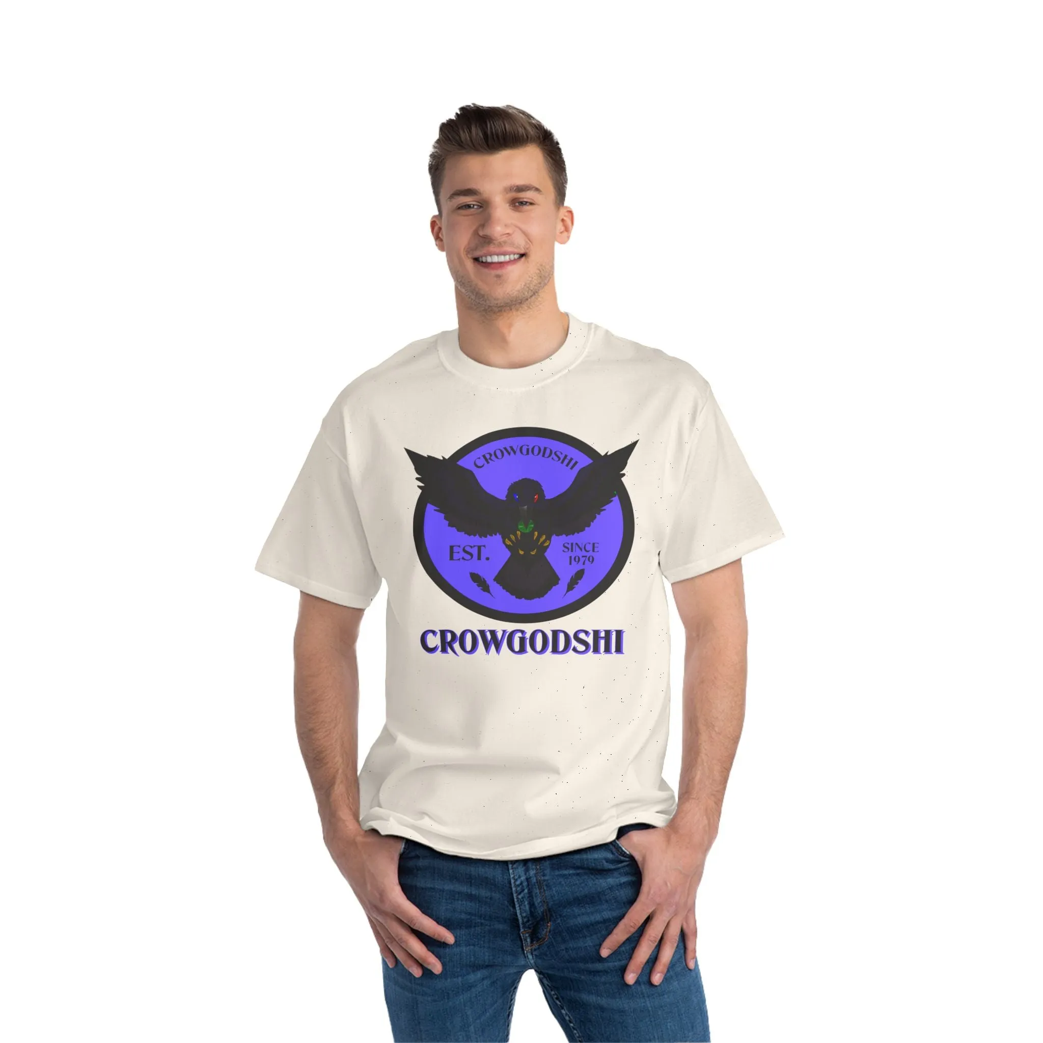 Crowgodshi First Generation Limited Edition Beefy-T®, PURPLE LOGO