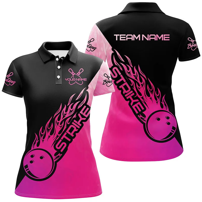 Custom Bowling Shirts For Women, Bowling Team Shirts Bowling Strike Multicolor, Gift for Bowling Lovers