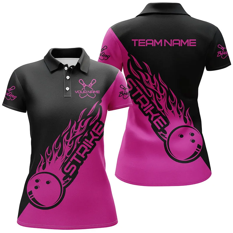 Custom Bowling Shirts For Women, Bowling Team Shirts Bowling Strike Multicolor, Gift for Bowling Lovers