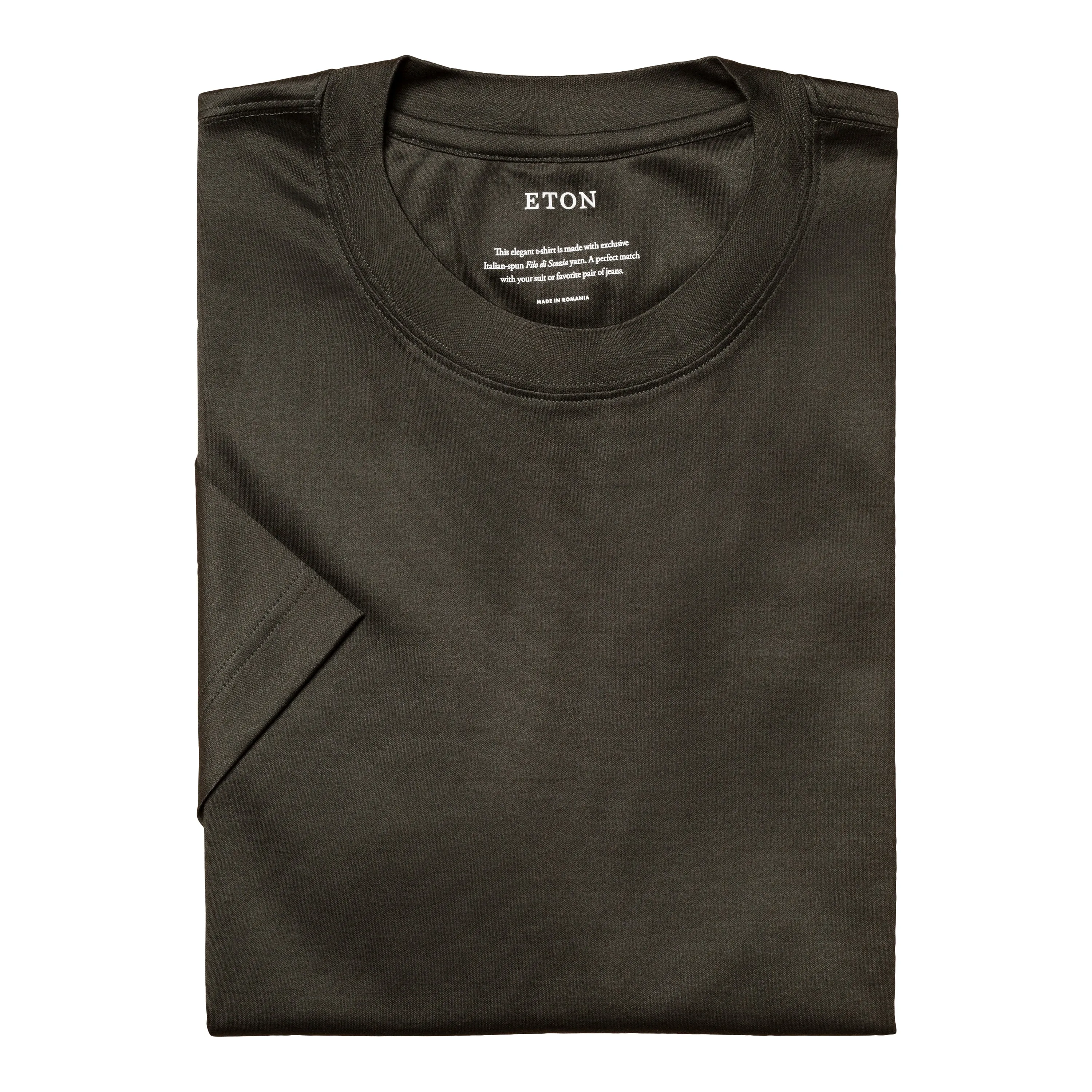 DARK GREEN FILO DI SCOZIA T-SHIRT