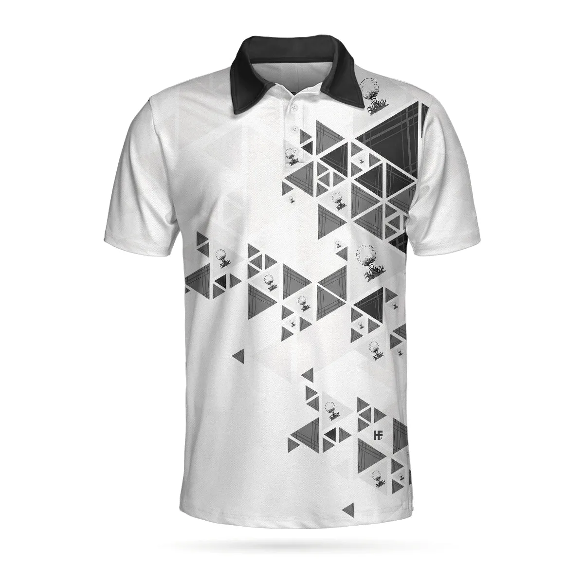 I Regard Golf As An Expensive Way Of Playing Marbles New Polo Shirt, Black And White Golf Shirt For Men Coolspod