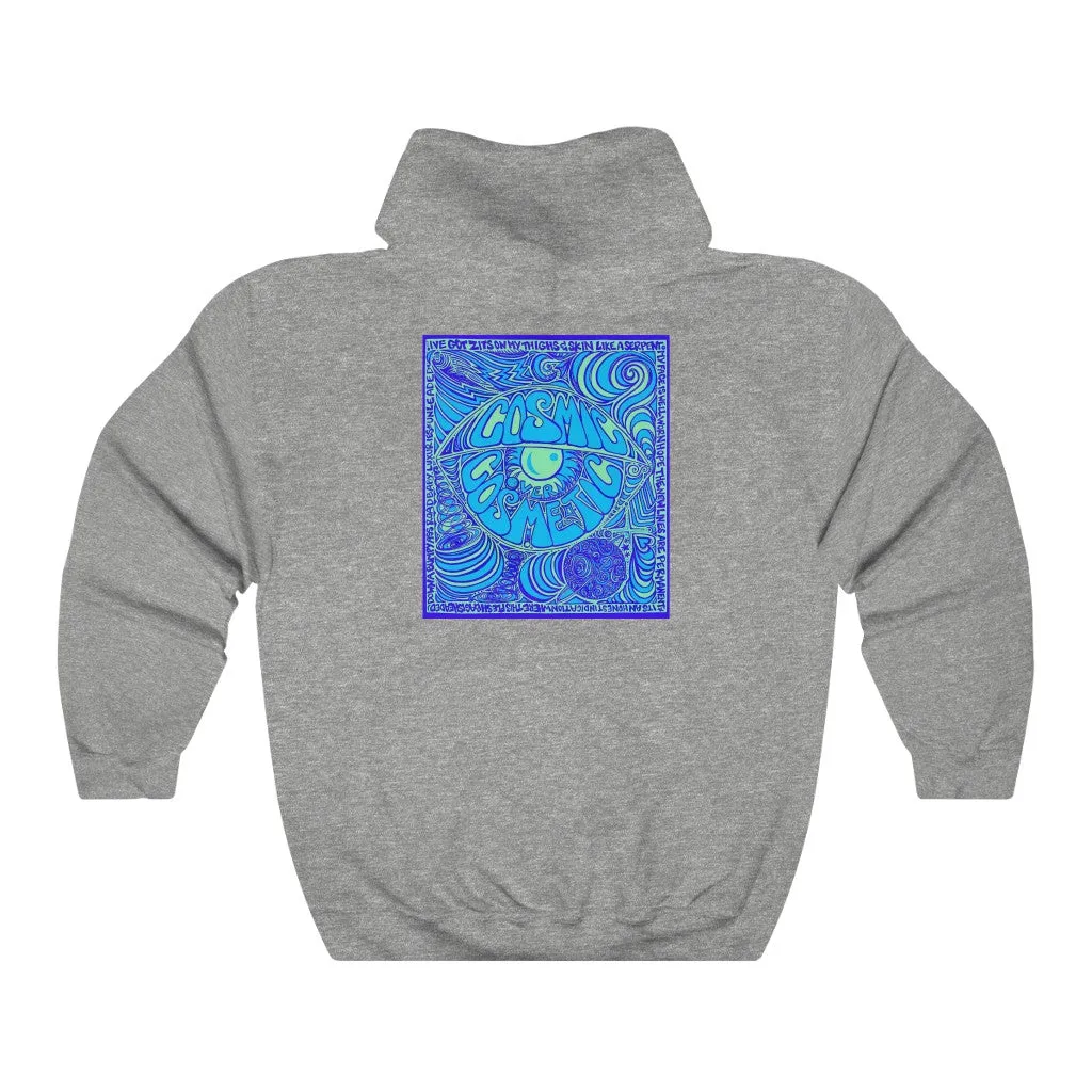 Limited Edition Cosmic Over Cosmetic Hooded Sweatshirt - Blue Bliss