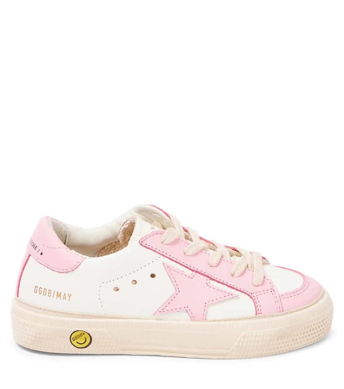 May leather sneakers Golden Goose Kids, white