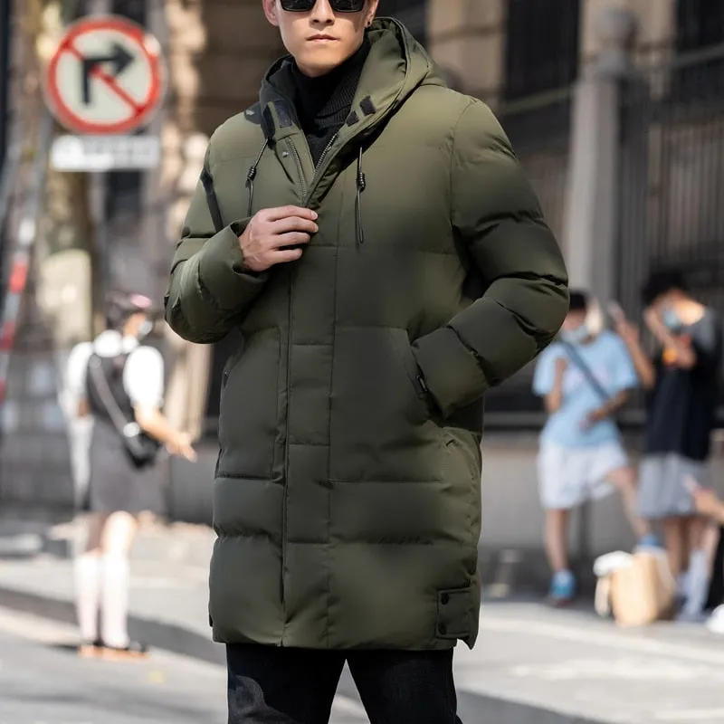 Men Jacket 2023 New Winter Thick Cotton Jacket Casual Cotton