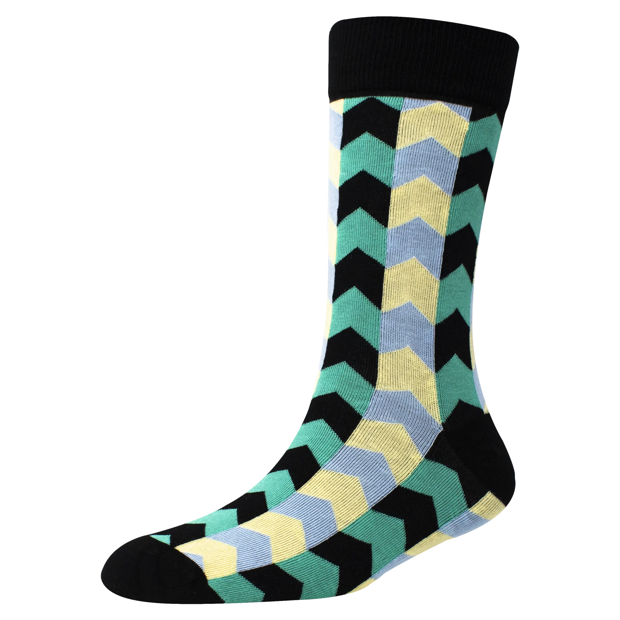 Men's YW-M1-312 Fashion Arrow Crew Socks