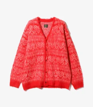 Mohair Cardigan – Red Heart