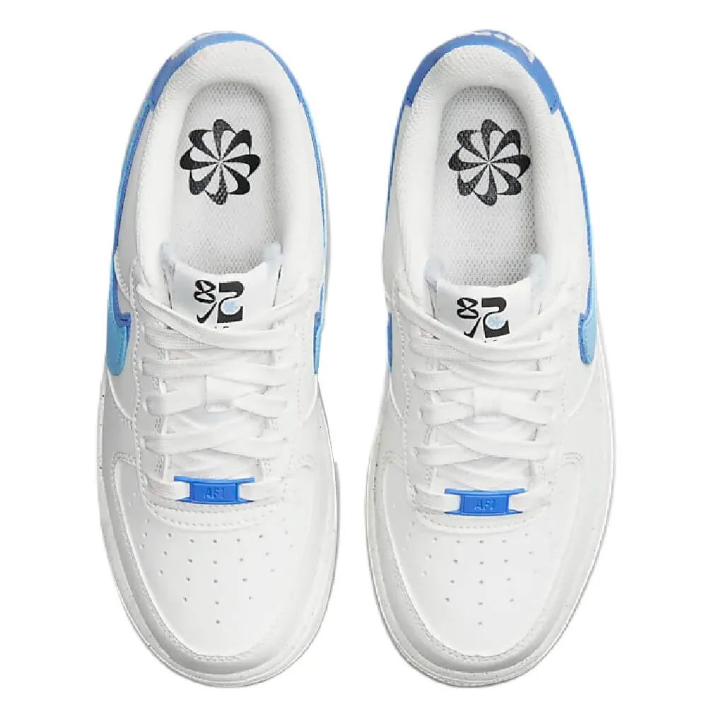 Nike Air Force 1 LV8 kids sneakers, blue/white