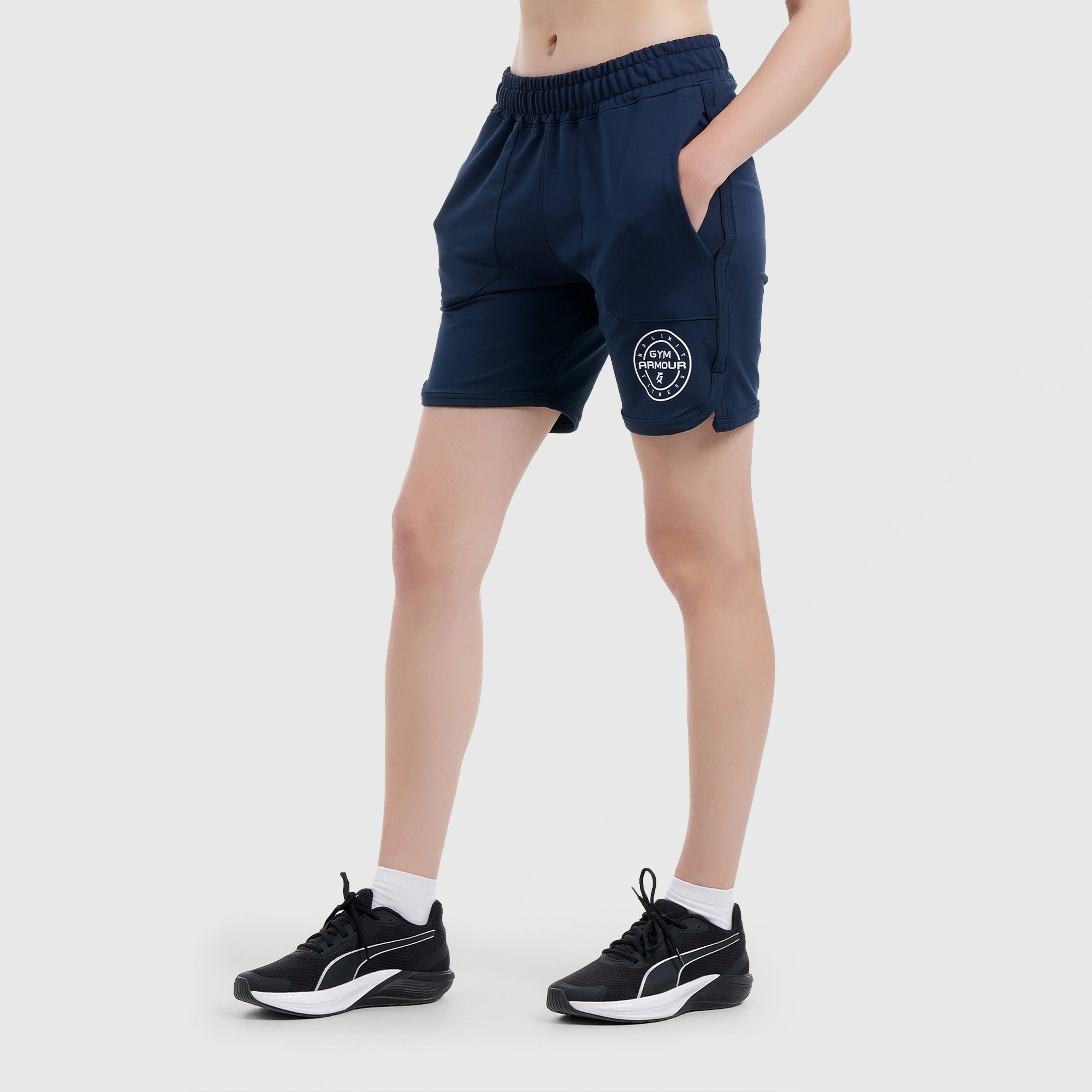 No Limit Shorts (Navy)