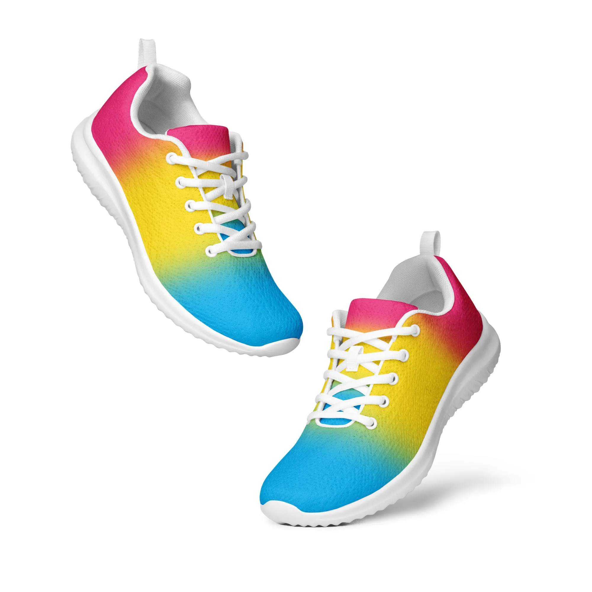 Pansexual Pan Pride Women’s Athletic Shoes - Ombre