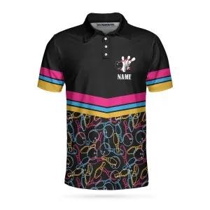 Personalized Bowling Team Custom Polo Shirt, Customized Bowling Shirt For Bowlers, Colorful Bowling Shirt Coolspod