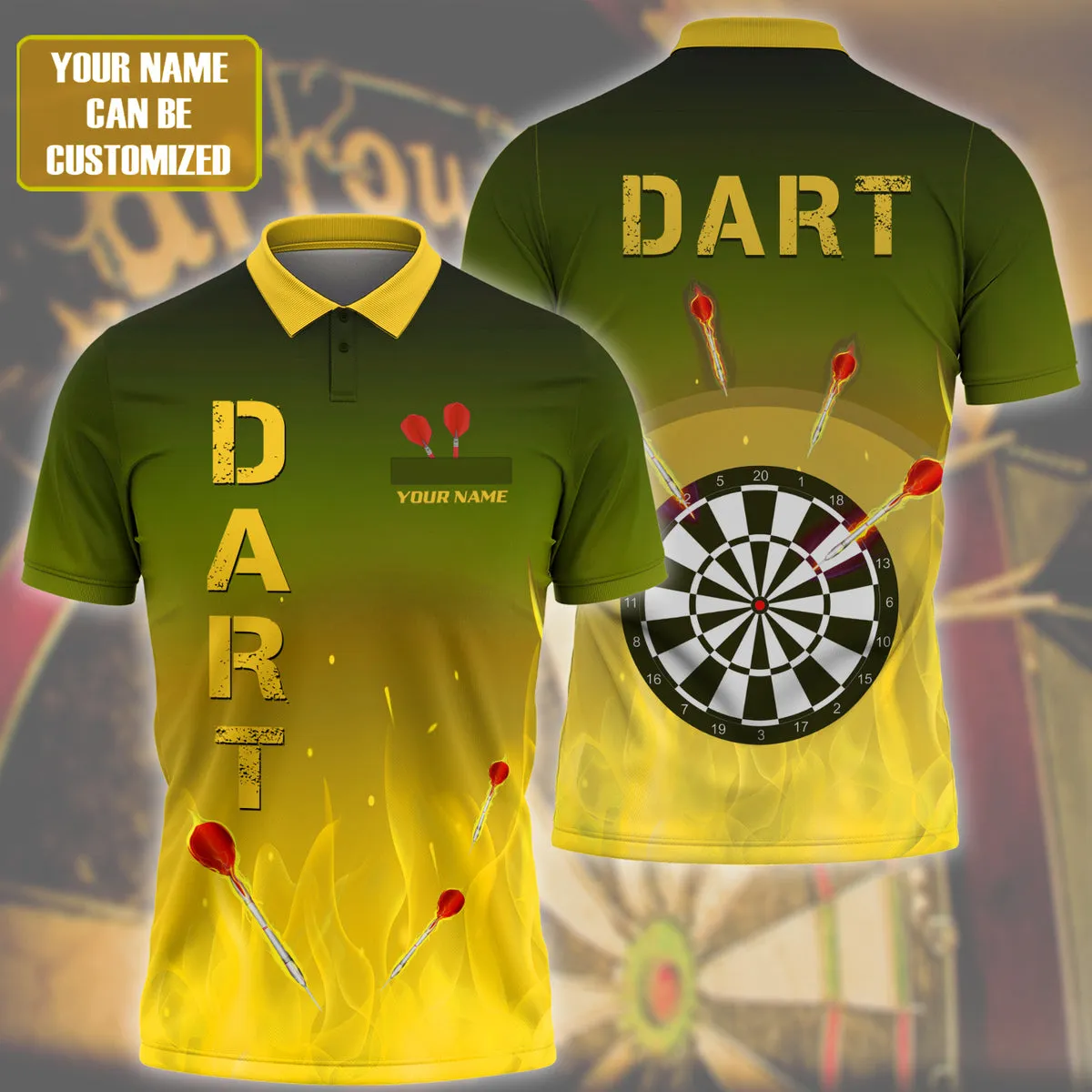 Personalized Dart Game Shirt Dart Fire Multi Color Player Darts Player Gift 3D Printed High Quality