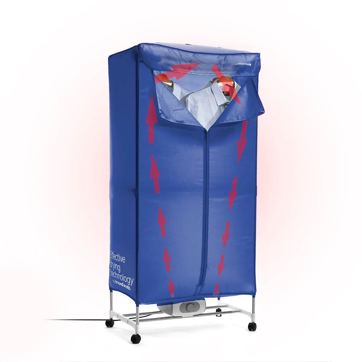 Portable Electric Dryer with 2 Levels Dupledry Blue InnovaGoods 1200 W