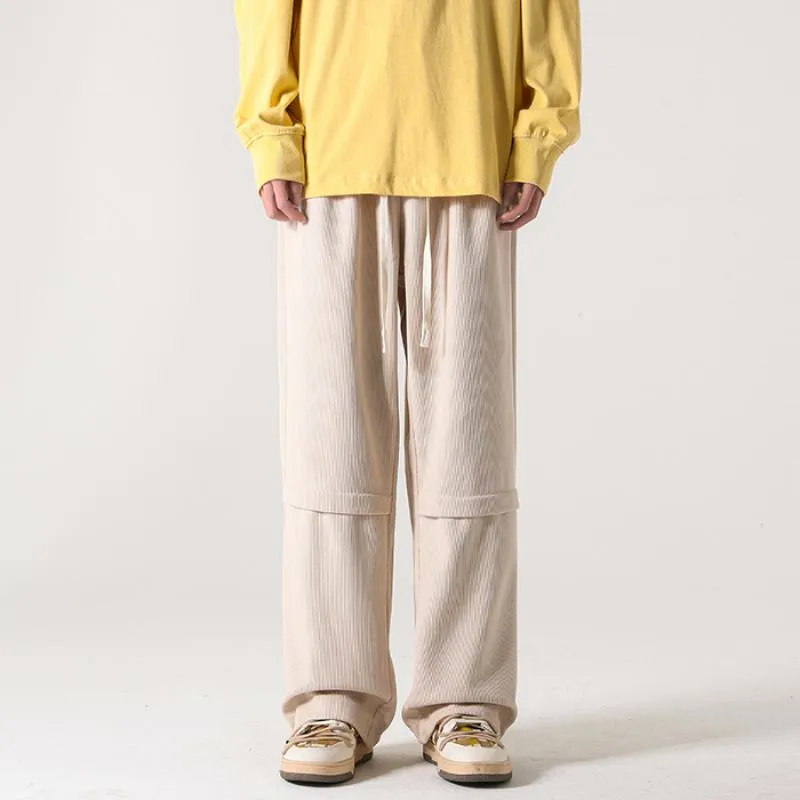 Retro Corduroy Loose Fit Pants