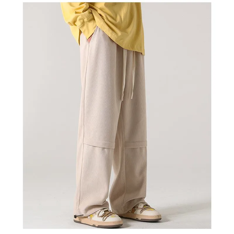 Retro Corduroy Loose Fit Pants