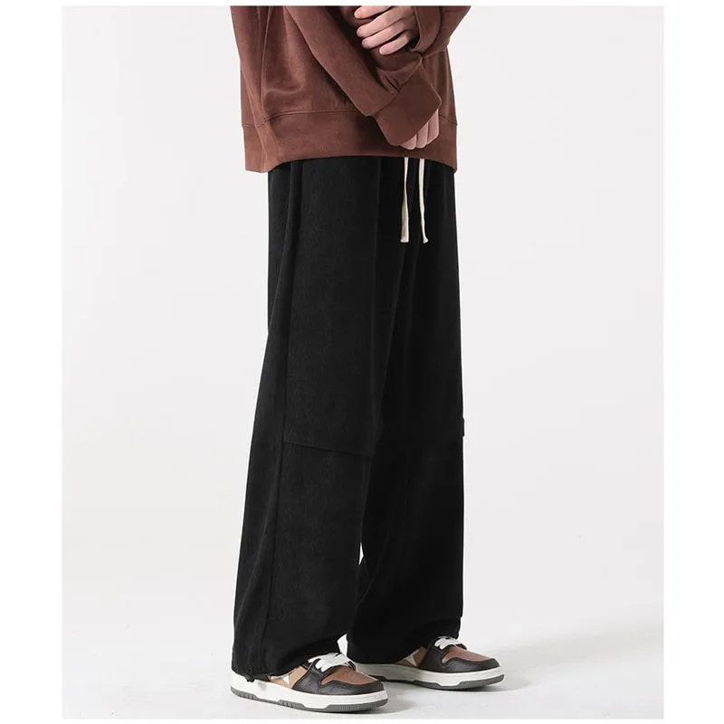 Retro Corduroy Loose Fit Pants