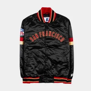 Shoe Palace Exclusive San Francisco 49ers Home Game Varsity Mens Jacket (Black/Red)