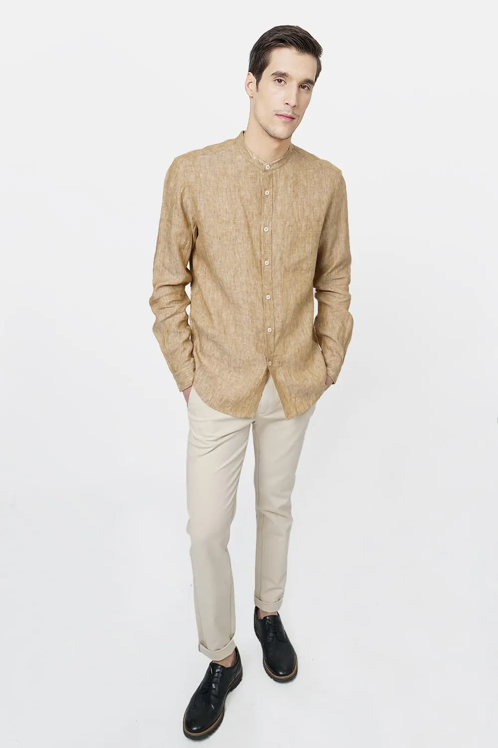 Slim Fit Linen Shirt