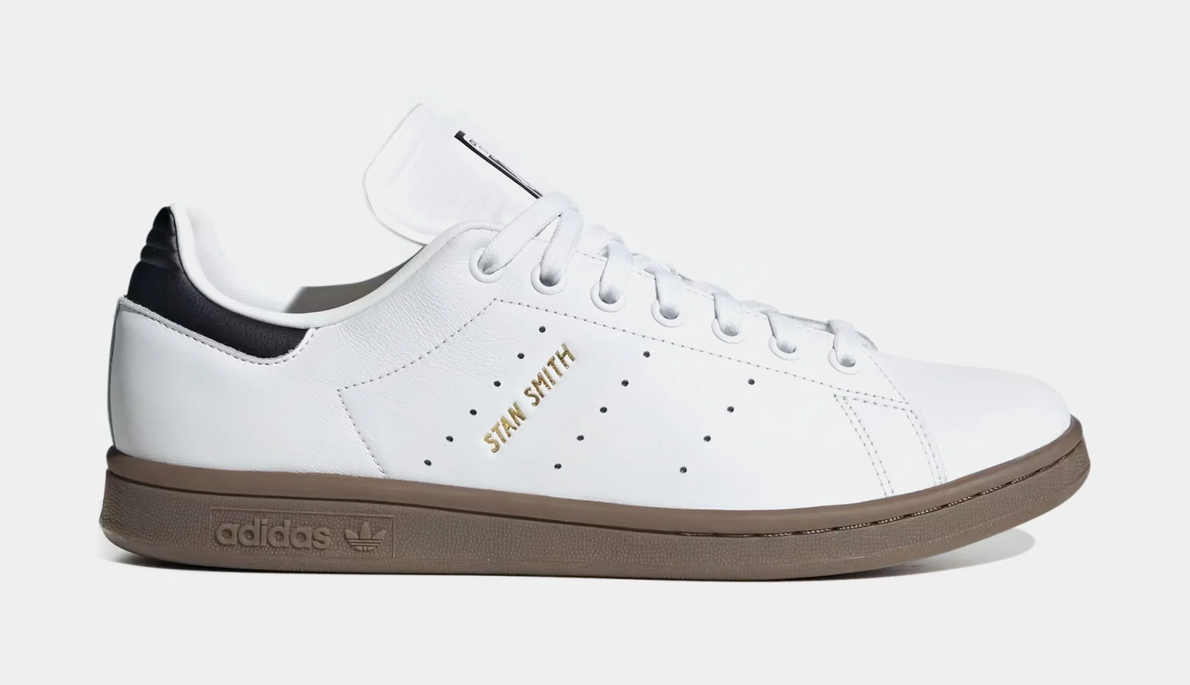 Stan Smith Mens Lifestyle Shoes (White/Black/Gum)