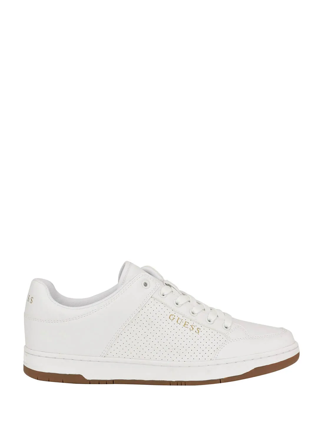 White Tempo Low-Top Sneakers