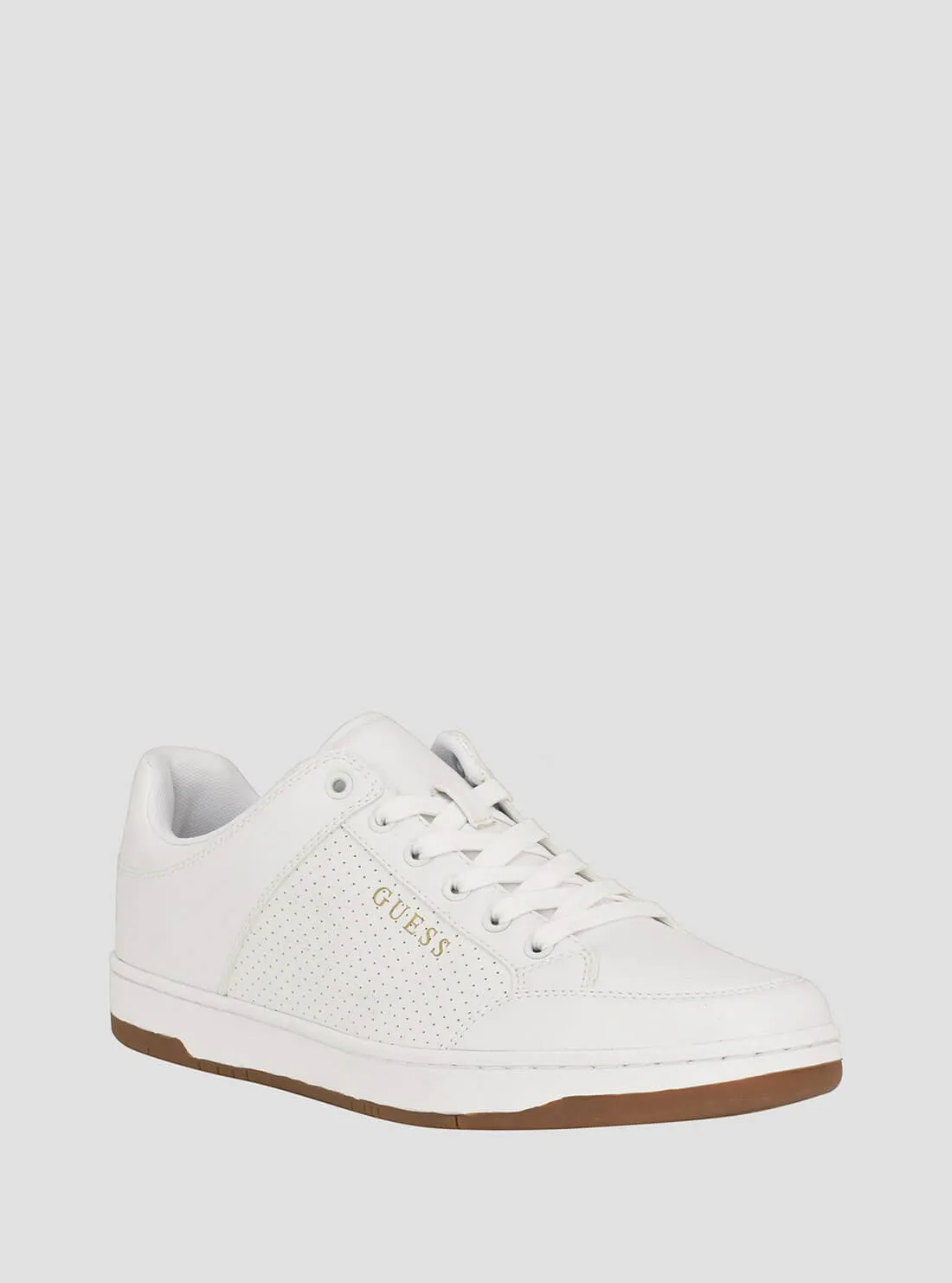 White Tempo Low-Top Sneakers