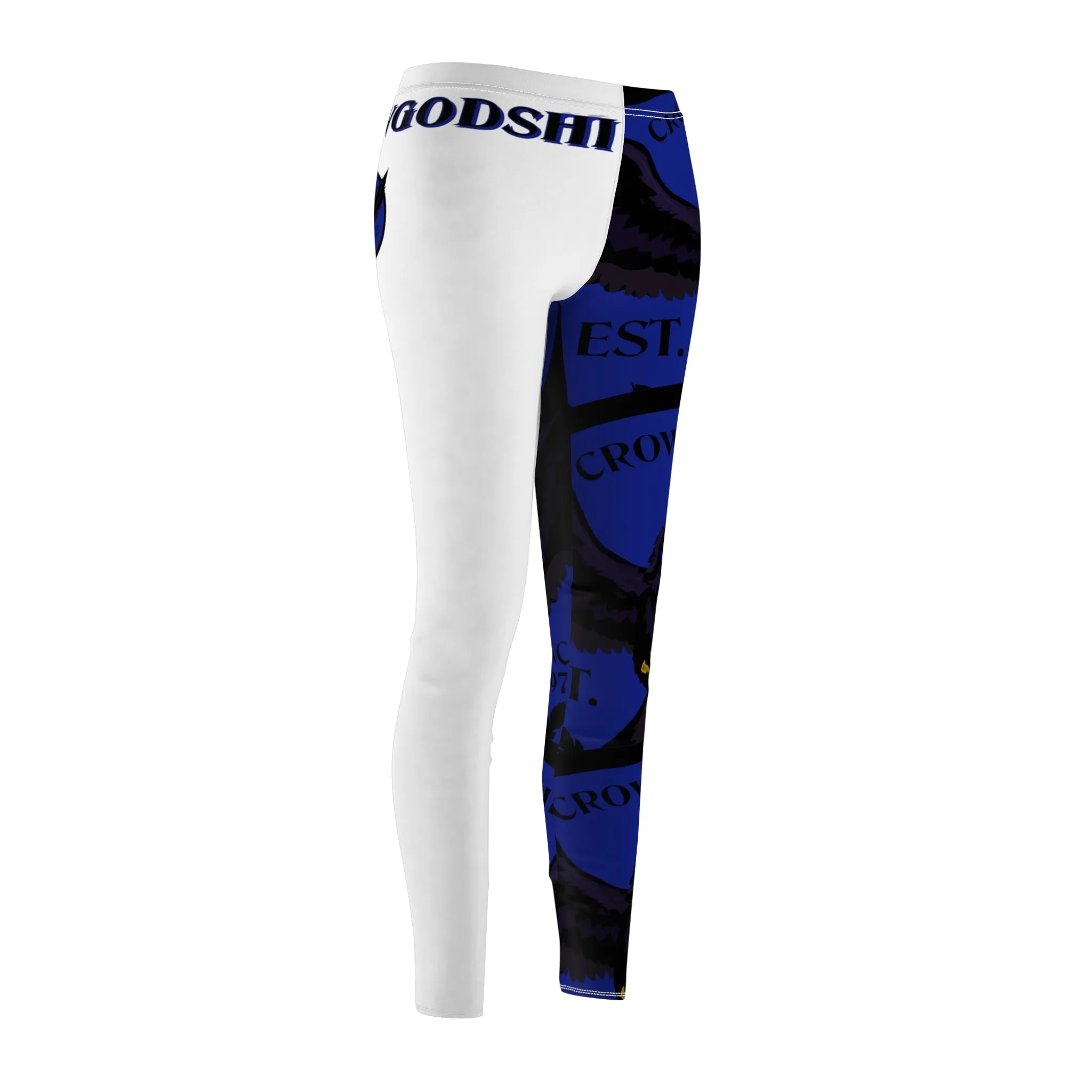 Women's Crowgodshi First Generation Limited Edition Leggings, DUKE BLUE LOGO