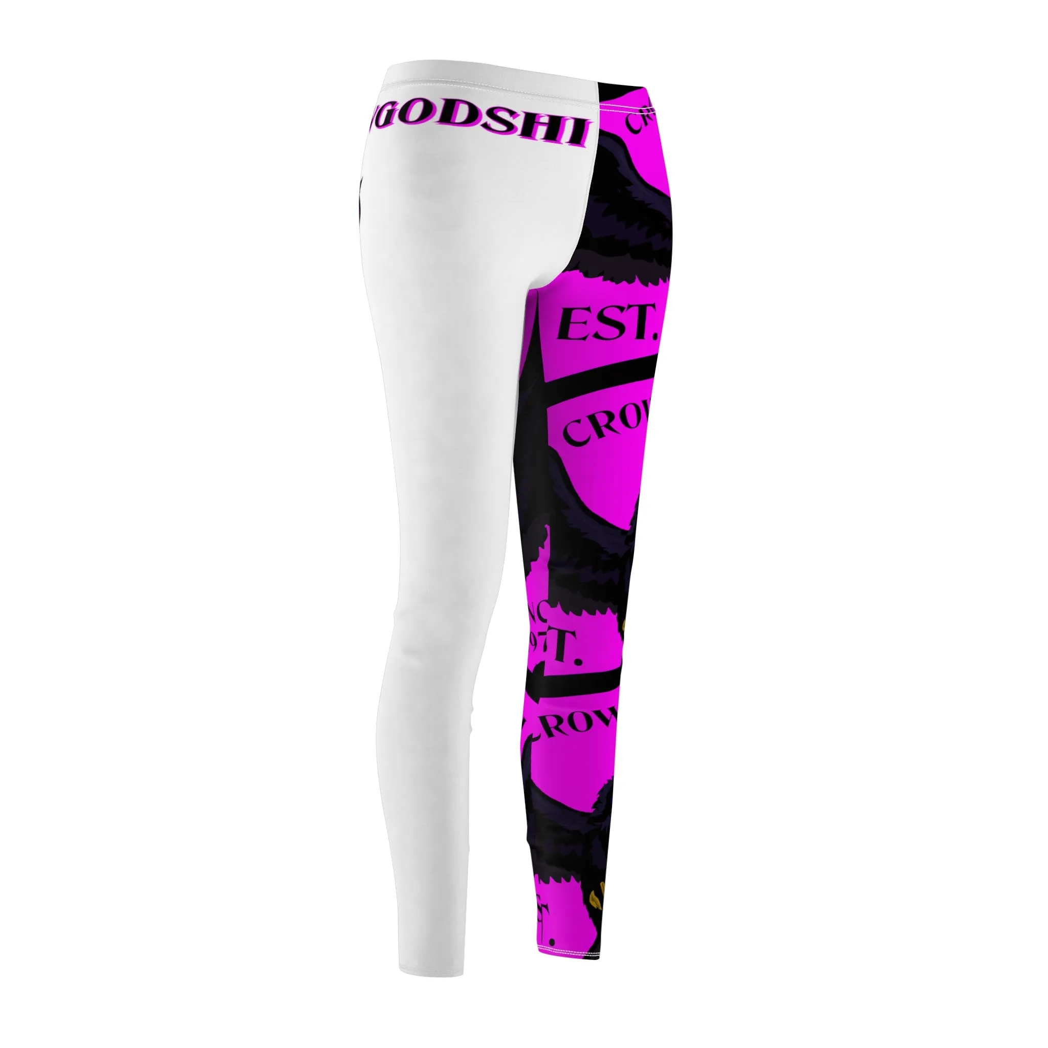 Women's Crowgodshi First Generation Limited Edition Leggings, PINK LOGO