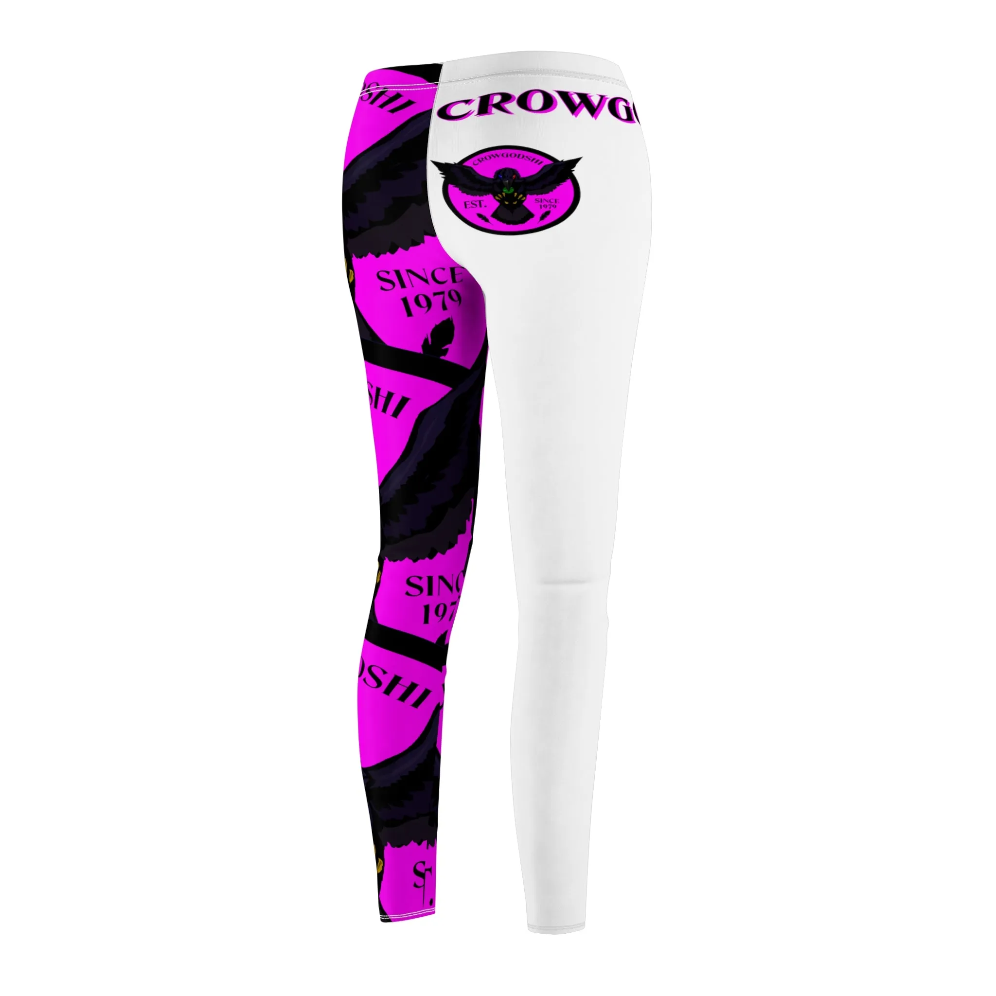 Women's Crowgodshi First Generation Limited Edition Leggings, PINK LOGO