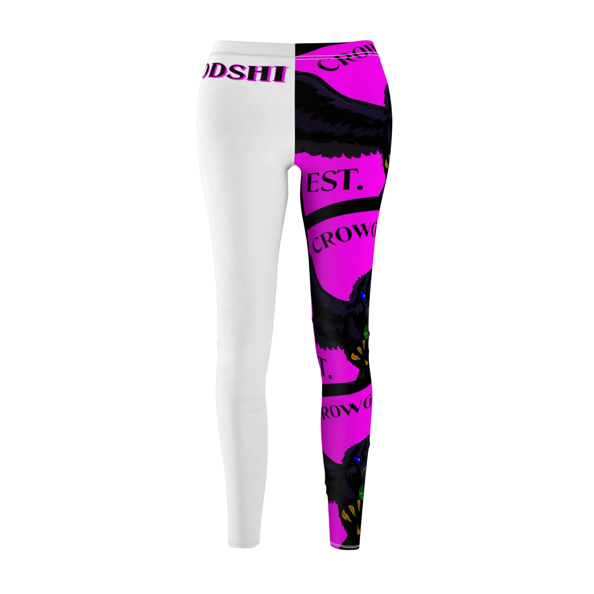 Women's Crowgodshi First Generation Limited Edition Leggings, PINK LOGO