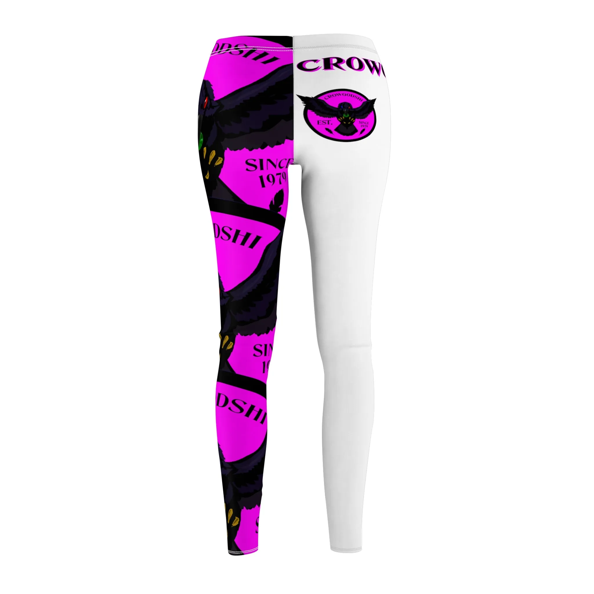 Women's Crowgodshi First Generation Limited Edition Leggings, PINK LOGO