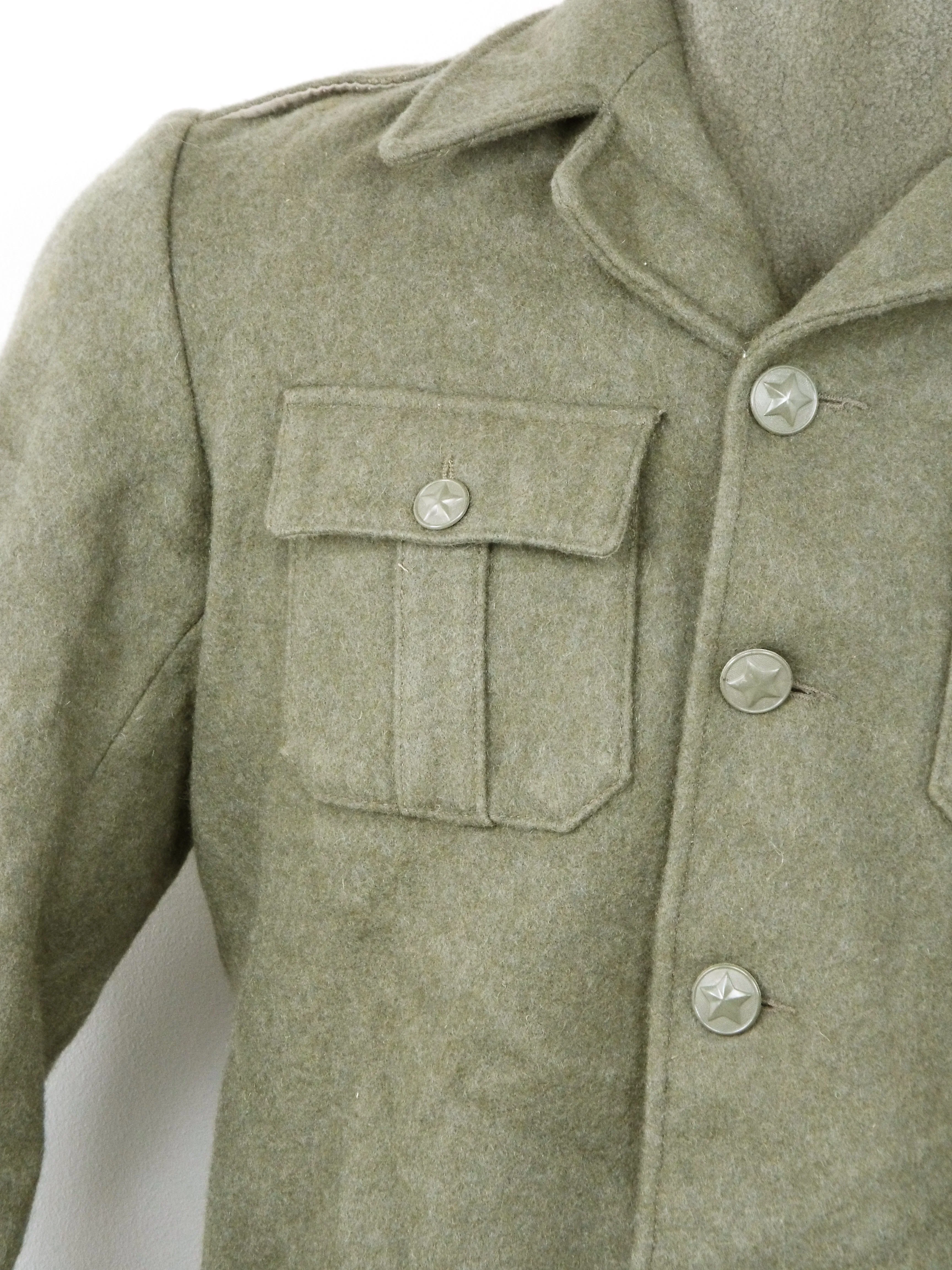 Yugoslavian Military Grey Wool Short Jacket