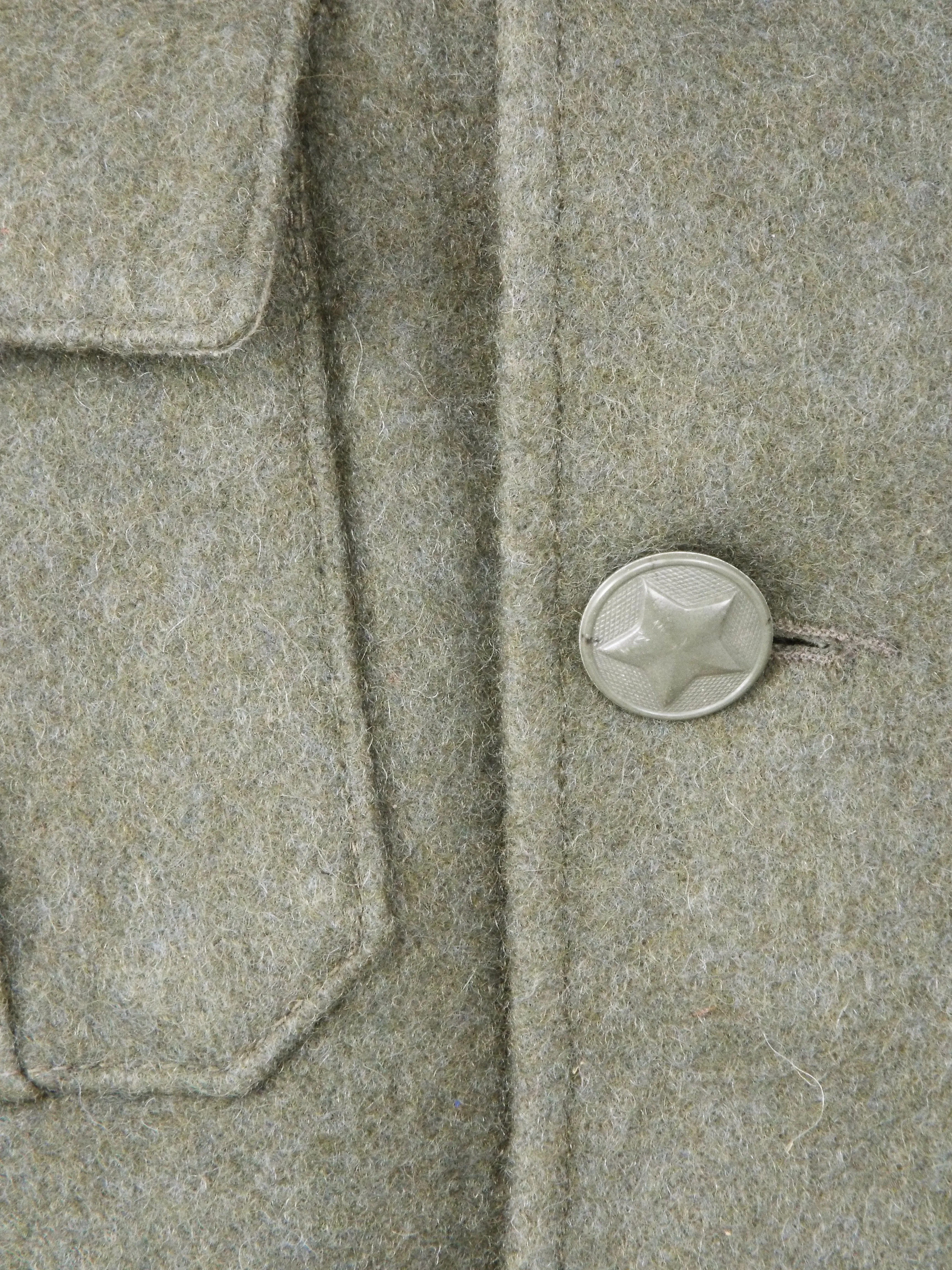 Yugoslavian Military Grey Wool Short Jacket