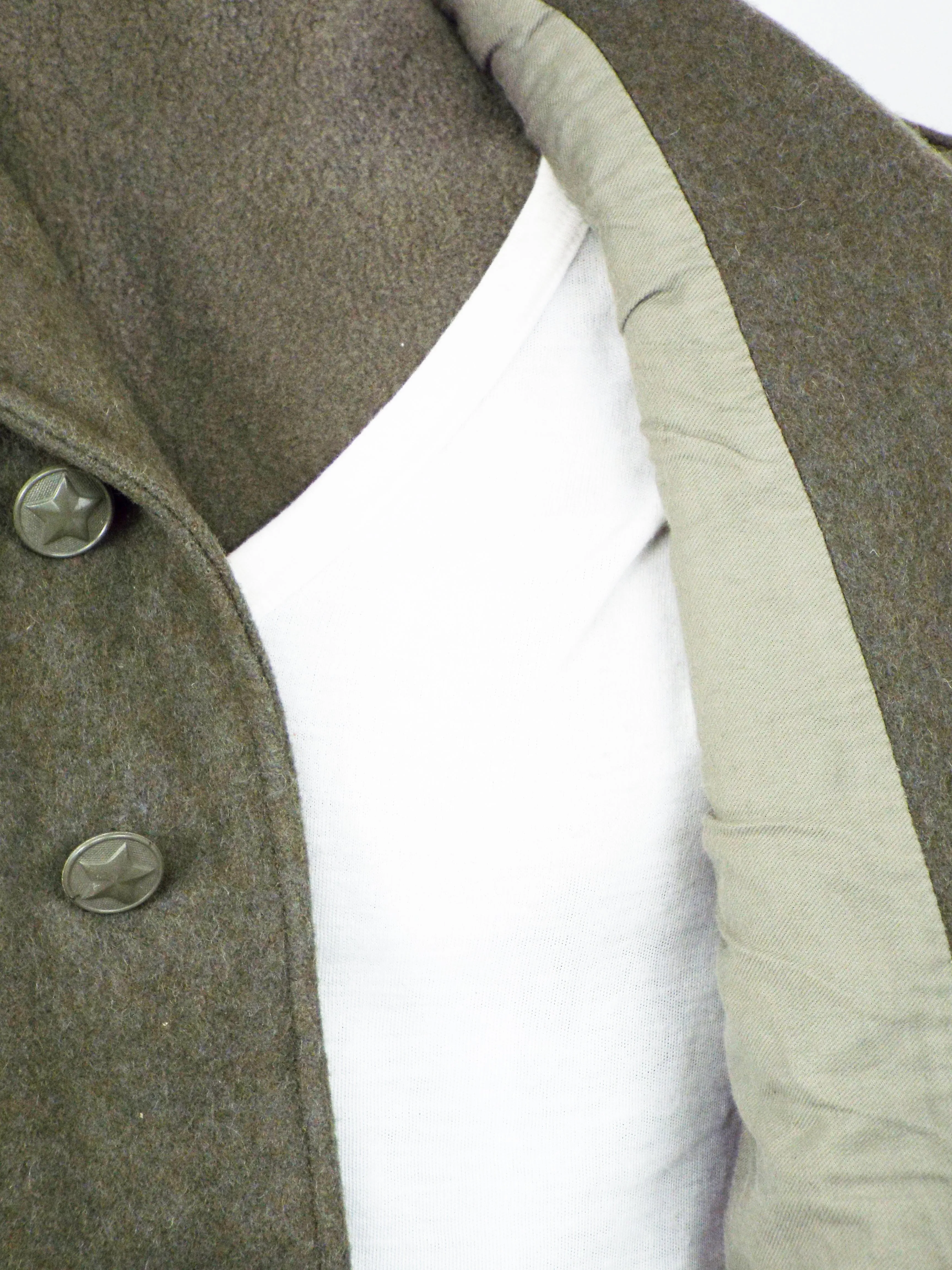 Yugoslavian Military Grey Wool Short Jacket